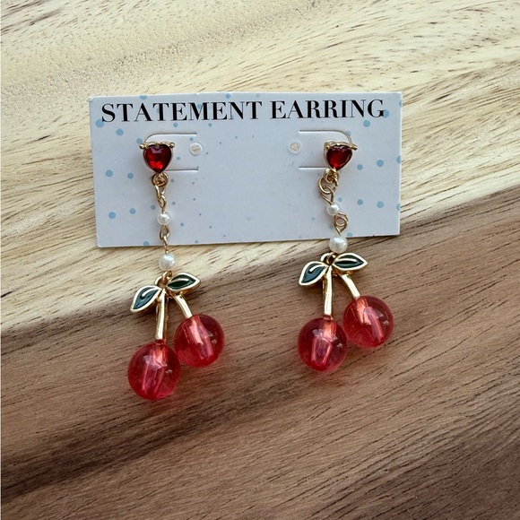 Jewelry - Cherry Dangle Earrings